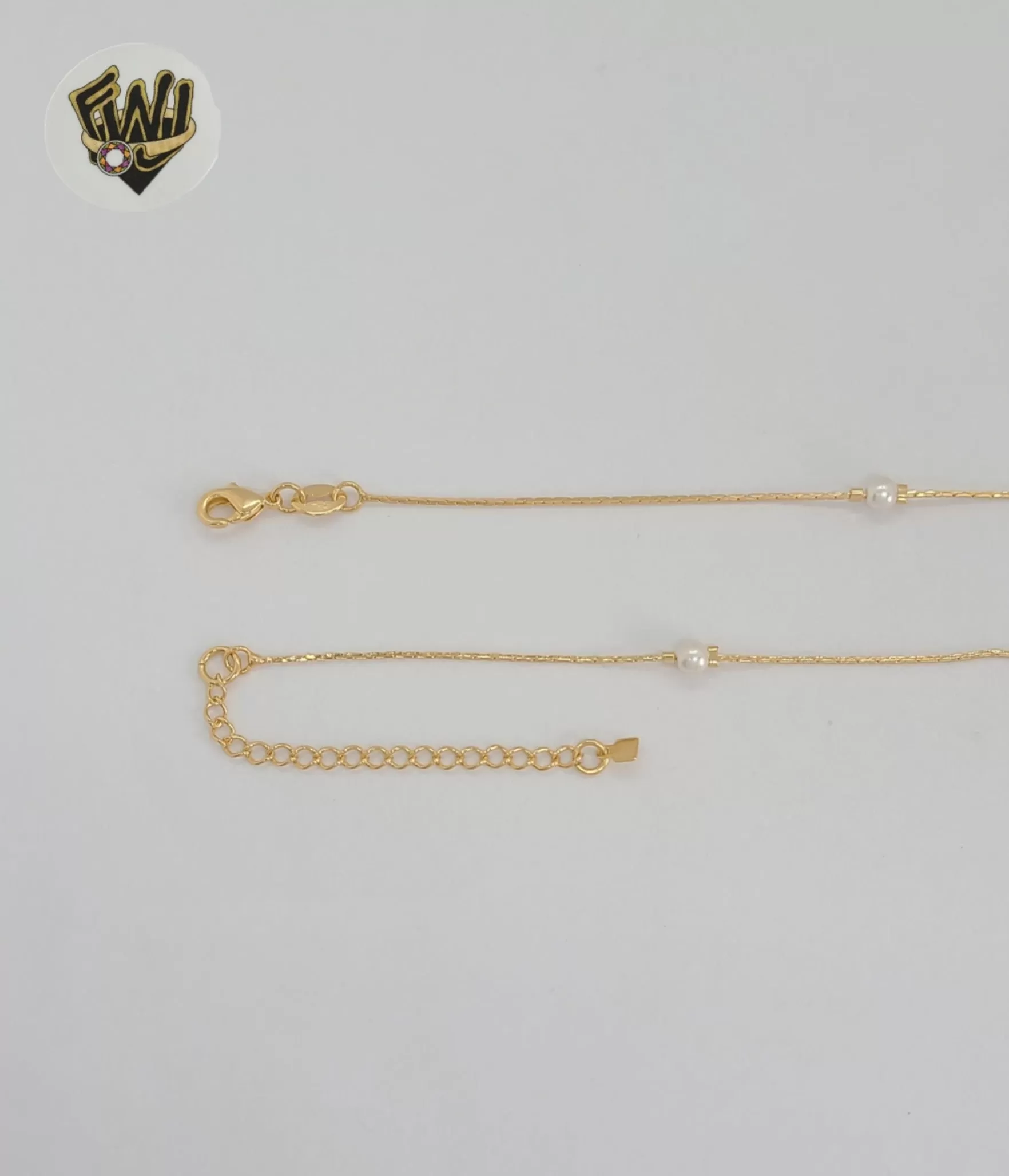 (1-6040-1) Gold Laminate - Body Chain Necklace - BGF