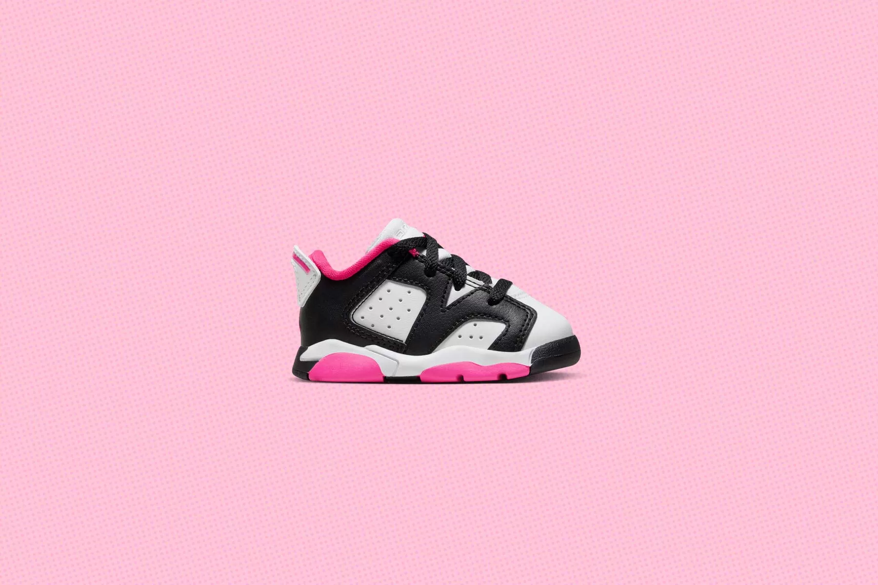 Air Jordan VI Retro Low (TD) - Black/Fierce Pink/White