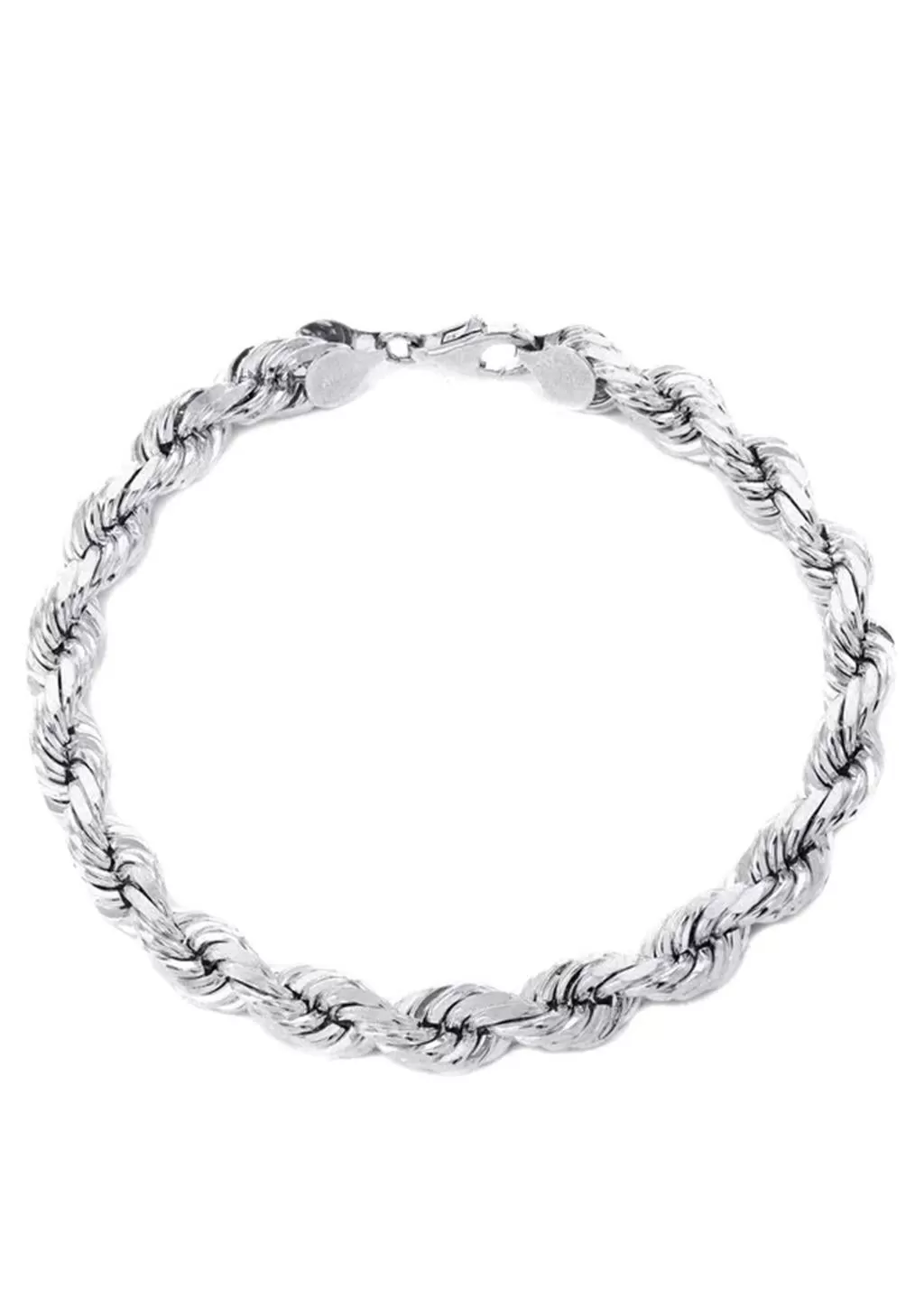 Aura by Martin Binder 7mm Diamond Cut Rope Chain Bracelet