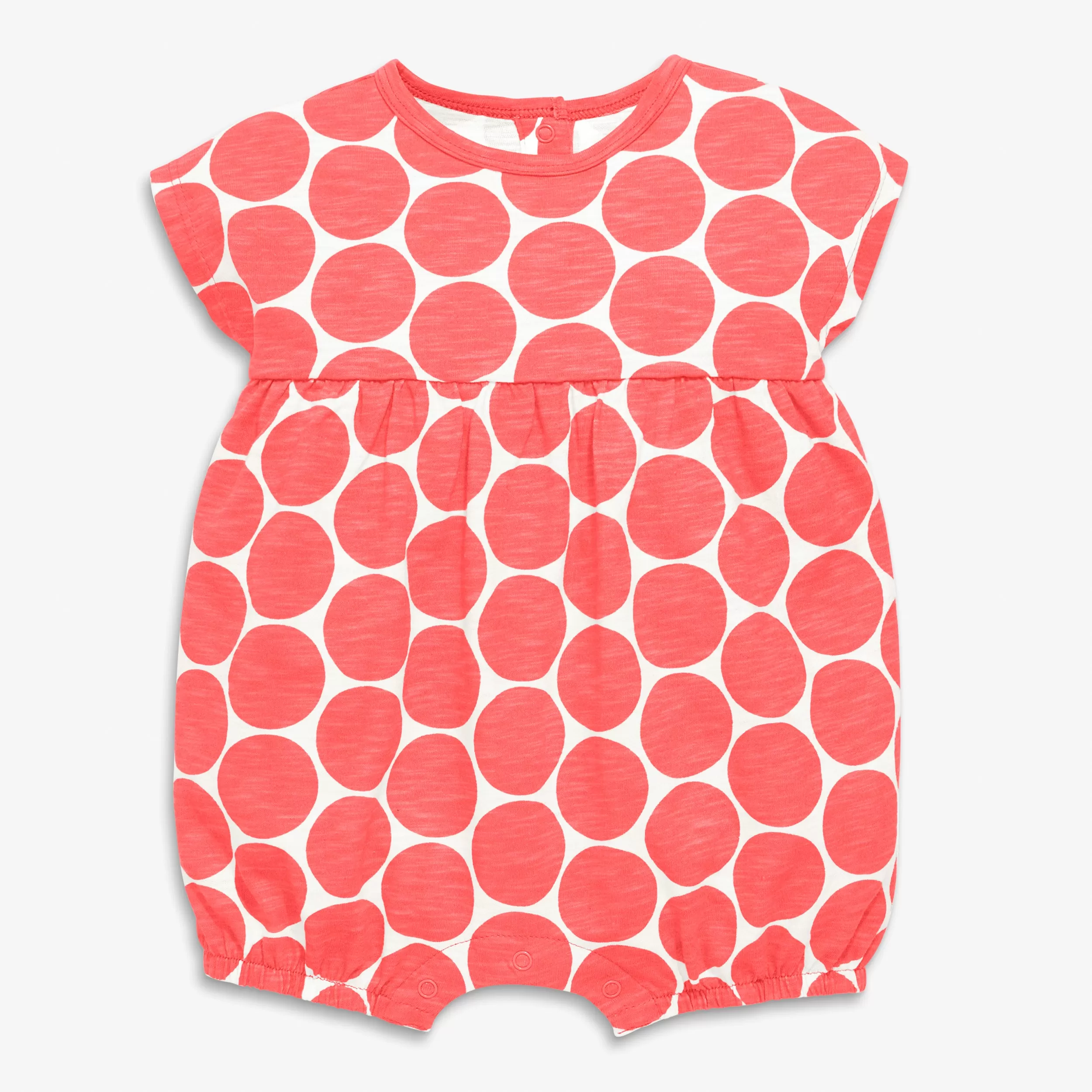 Baby bubble shortie in bold dot