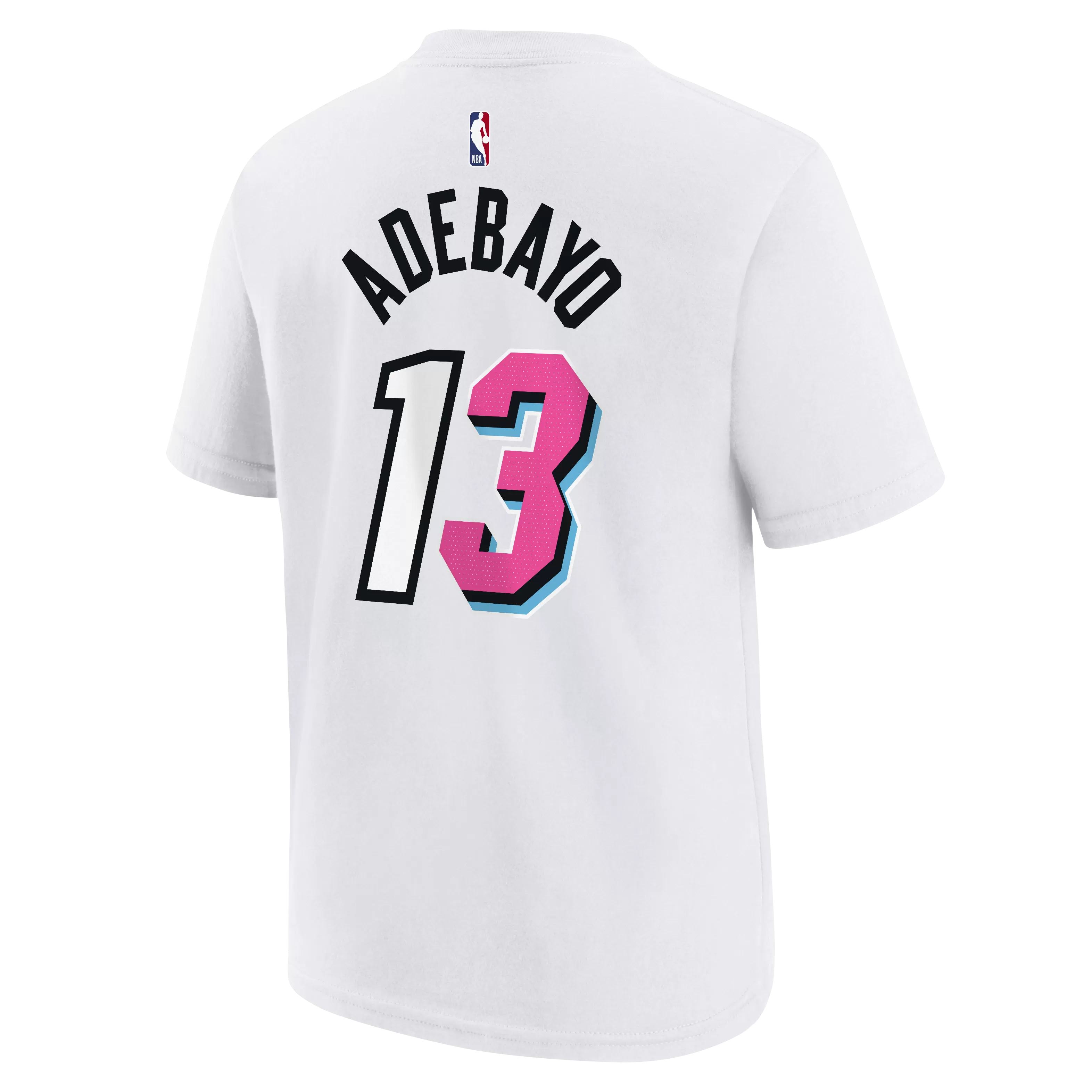 Bam Adebayo Nike Miami Mashup Vol. 2 Name & Number Youth Tee