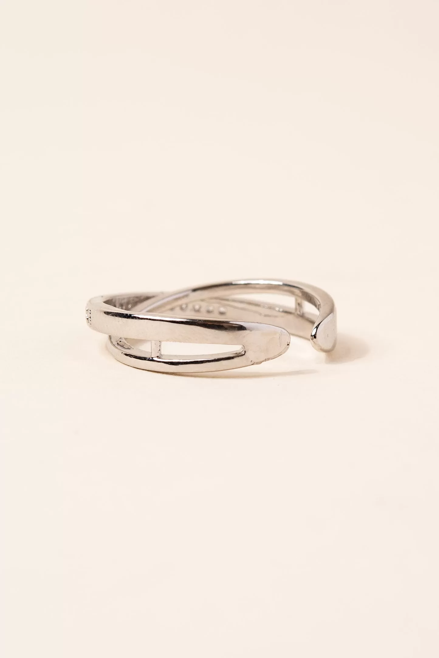 Bellatrix Crossed Cuff Ring