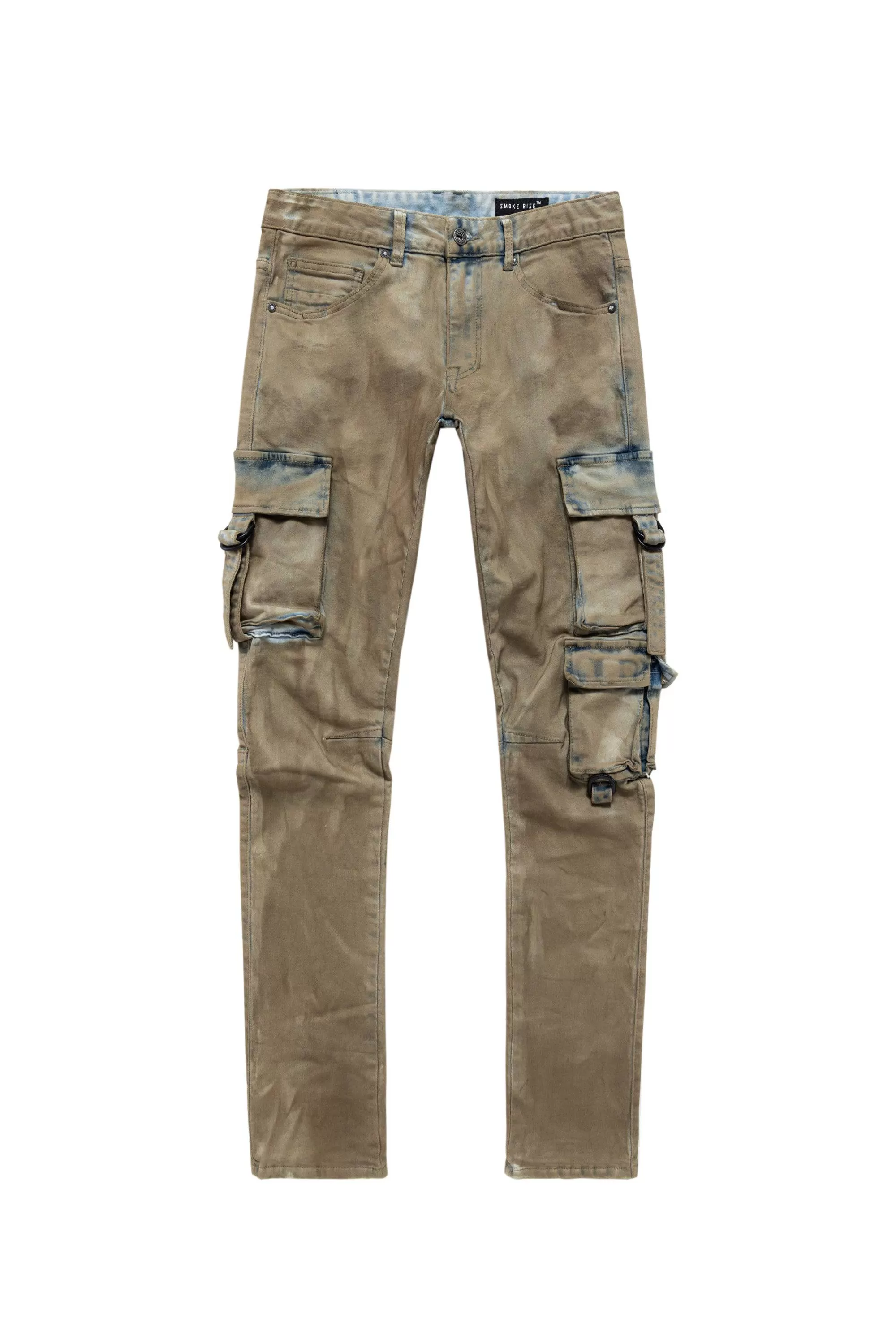 Big and Tall Overspray Utility Jeans - Hazelnut