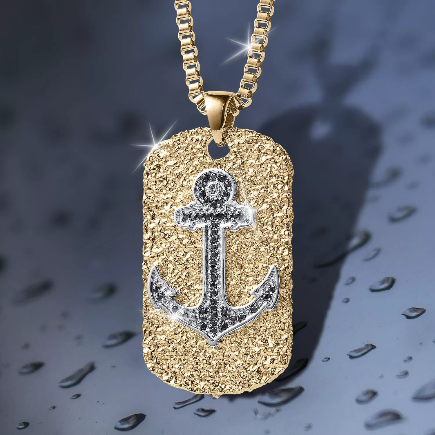 Black Sea Anchor Pendant