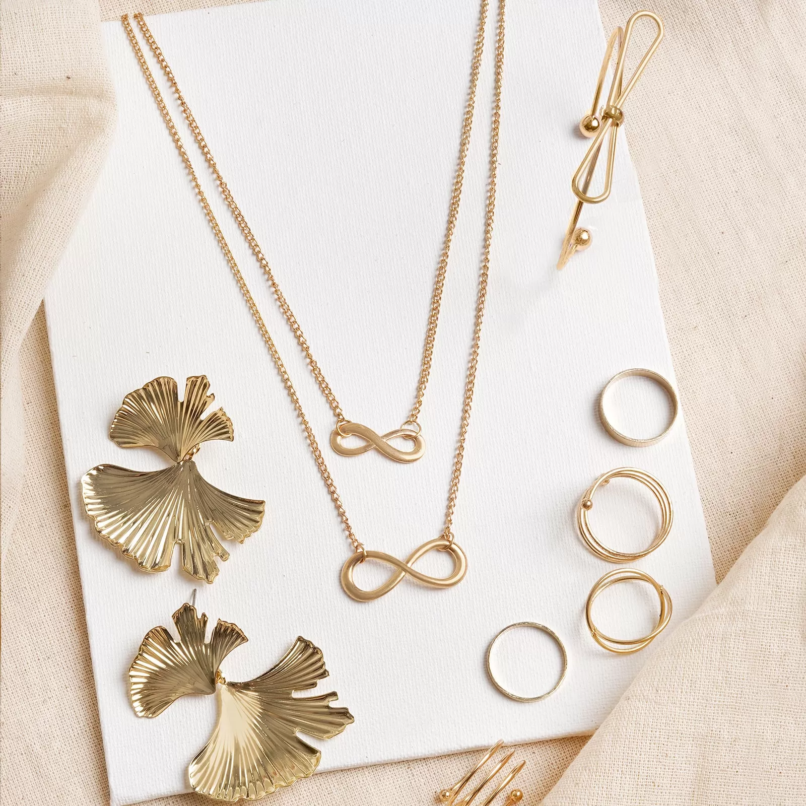 Blooming Gold Jewelry Set