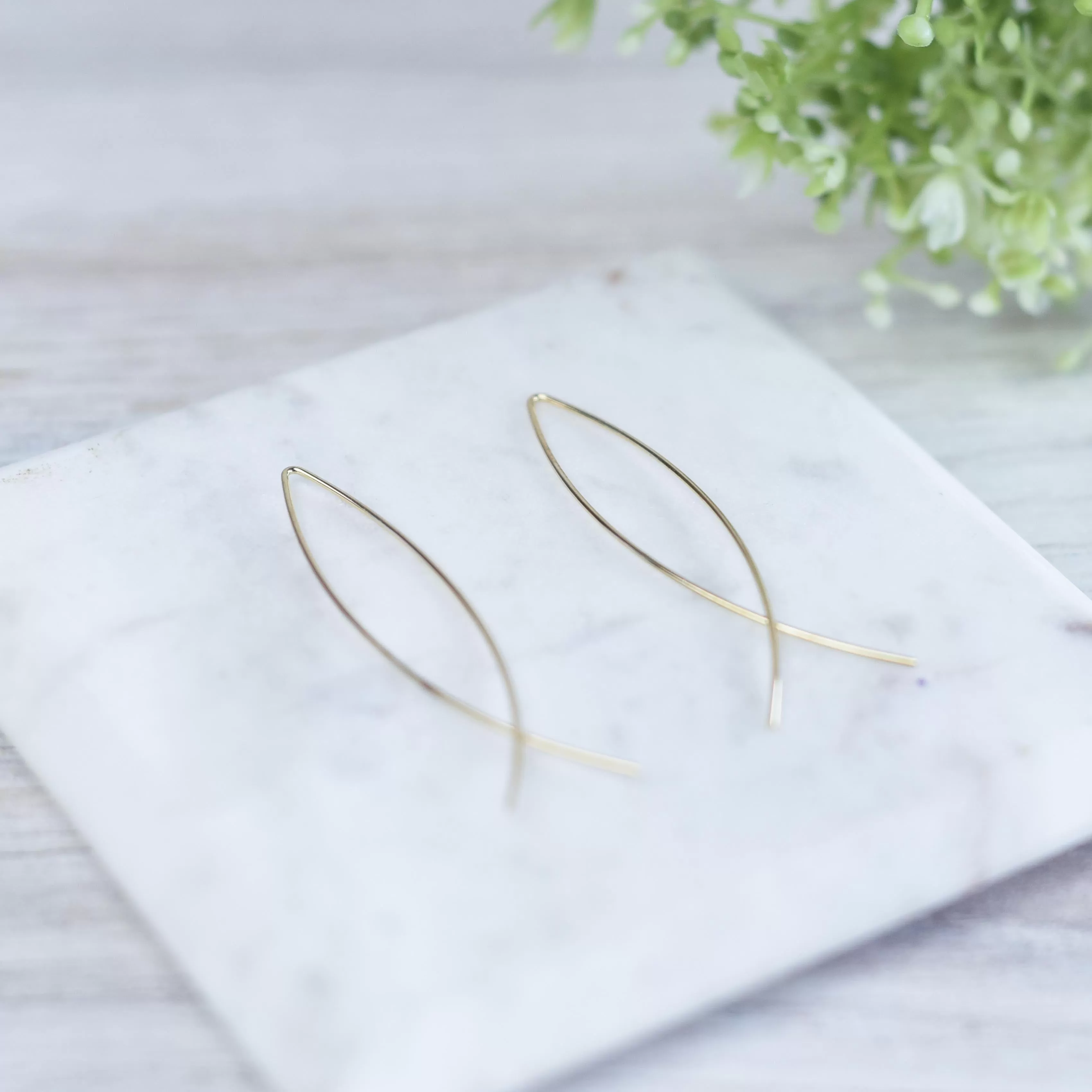 Brooke Threader Wire Dangle Earrings