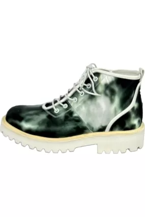 Buscemi Men's Lotta Tie Dye Canvas Boots SAMPLE