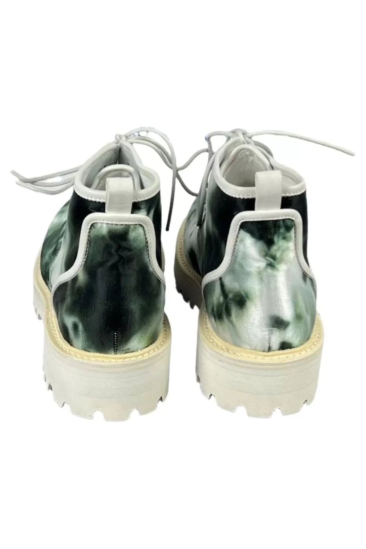 Buscemi Men's Lotta Tie Dye Canvas Boots SAMPLE