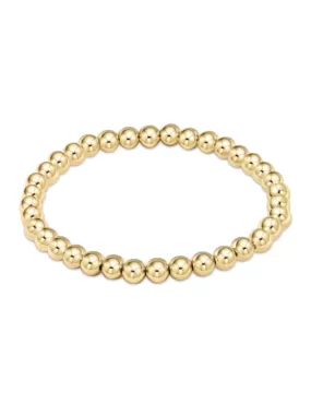 Classic Gold Bead Bracelet - 5mm