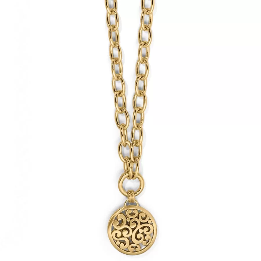 Contempo Medallion Charm Necklace