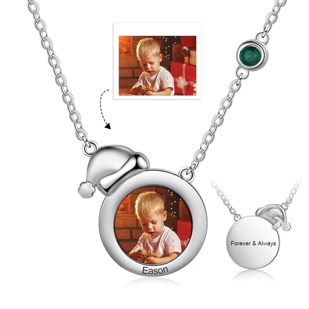 Customized Children Photo Christmas Pendant