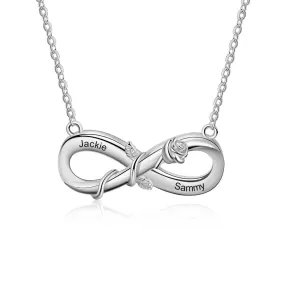 Customized Infinity Love Chain Necklace