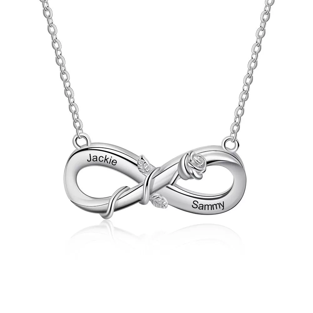 Customized Infinity Love Chain Necklace