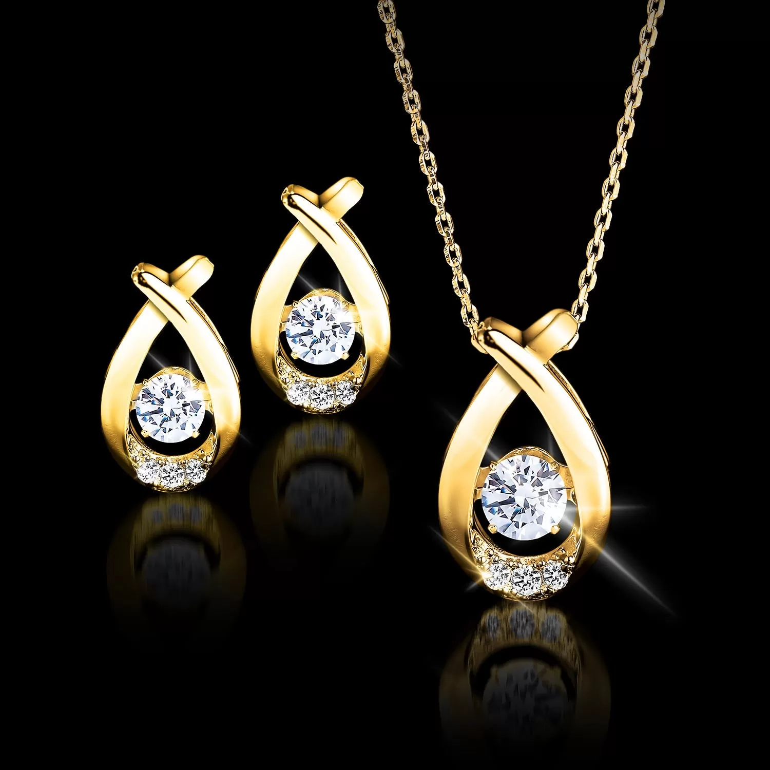 'Dancing' Jewelry Gold Collection