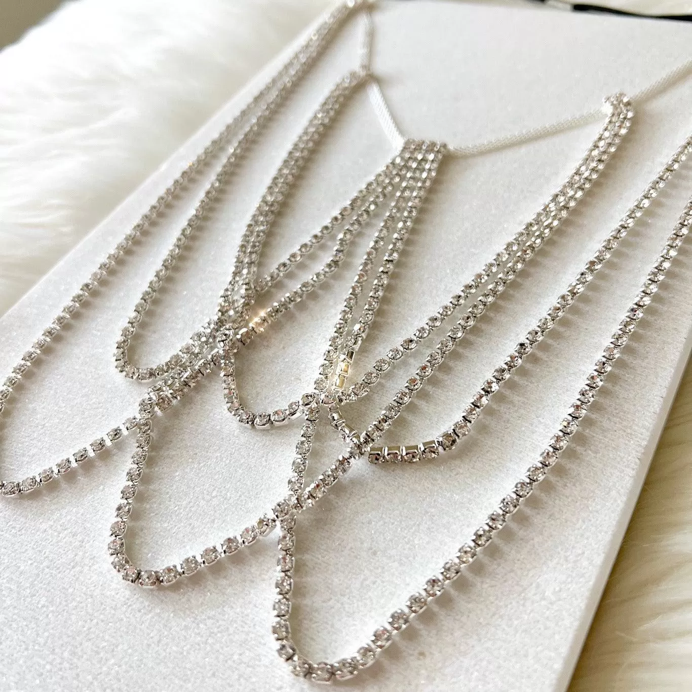 Drippin Glam Rhinestone Leg Chain