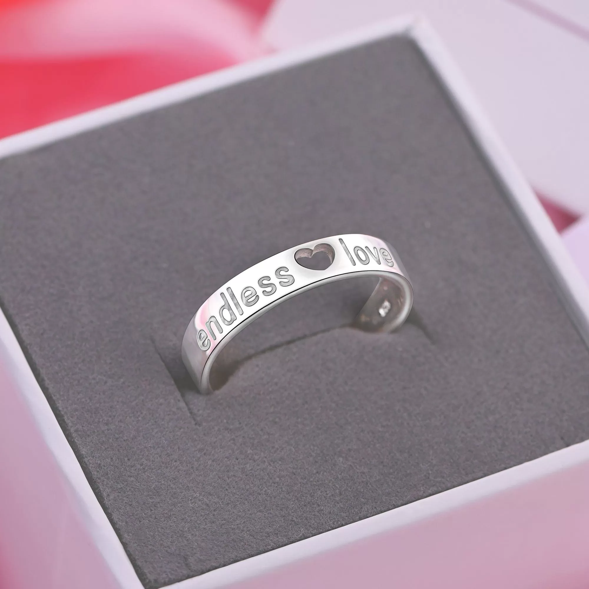 Endless Love Couples Promise Rings for Him