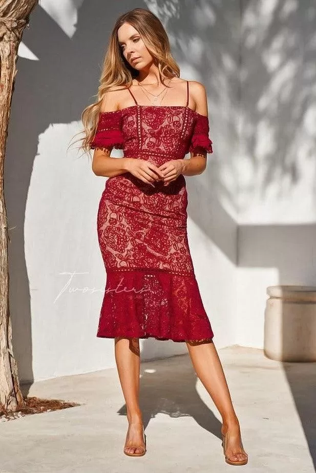 Erica Dress - Red