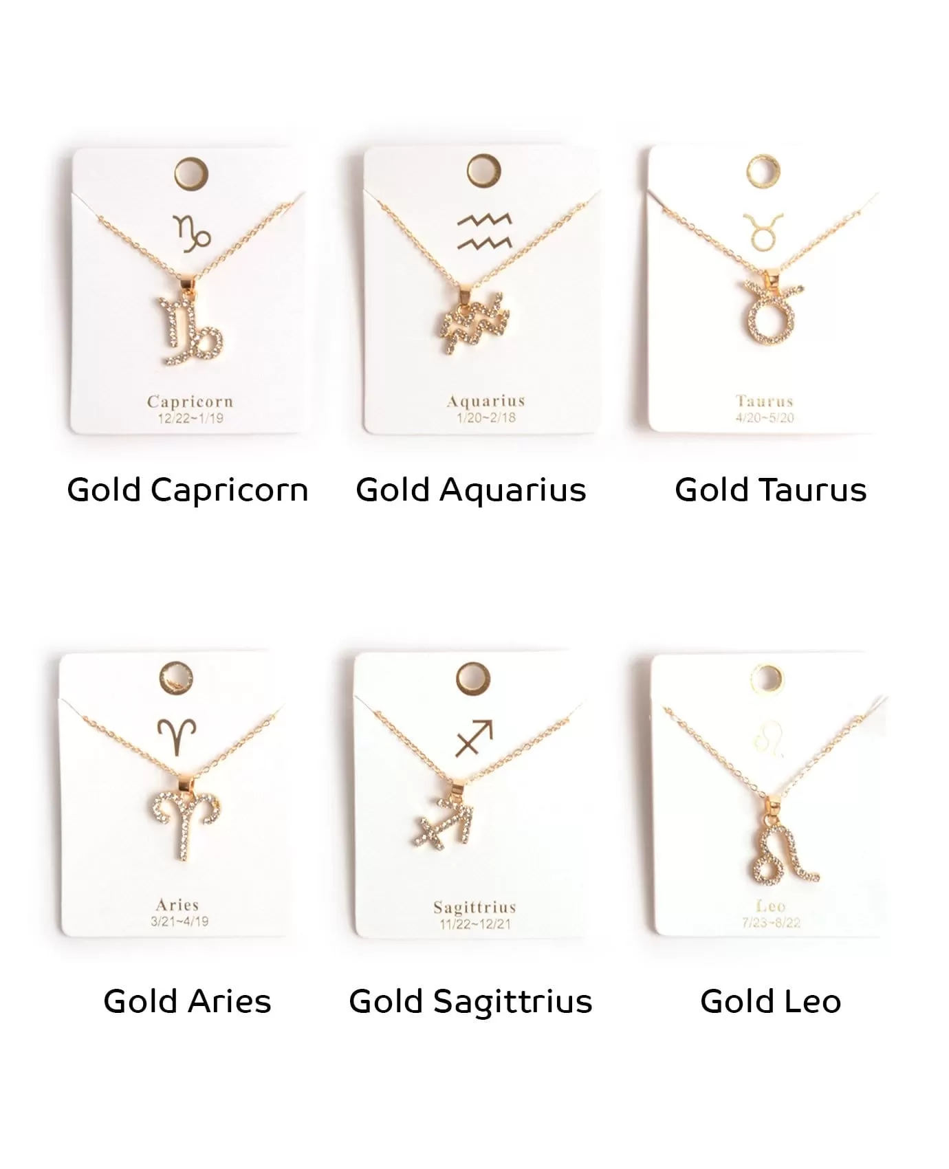 Fashion Horoscope Necklace