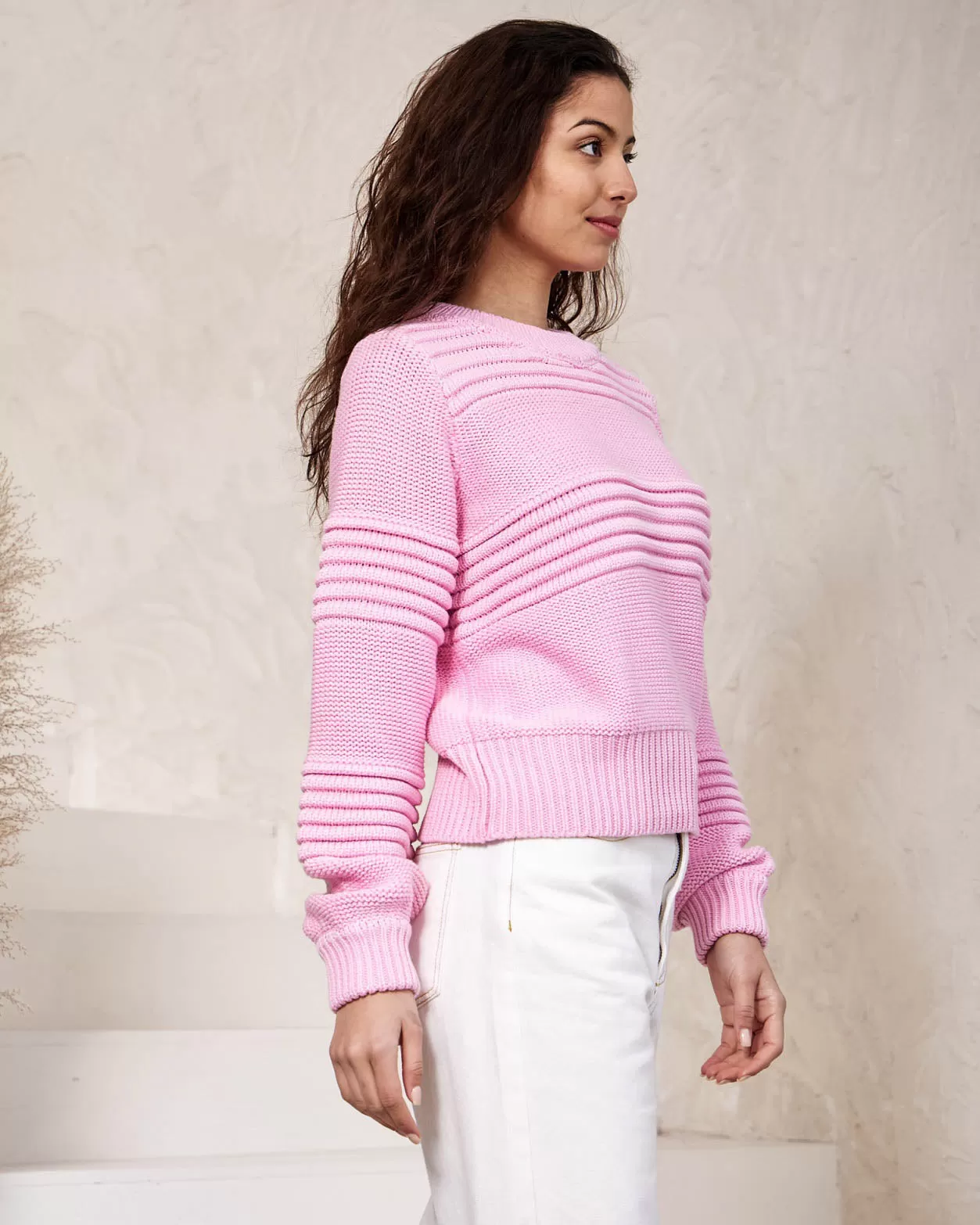 Fave Knit Jumper Pink