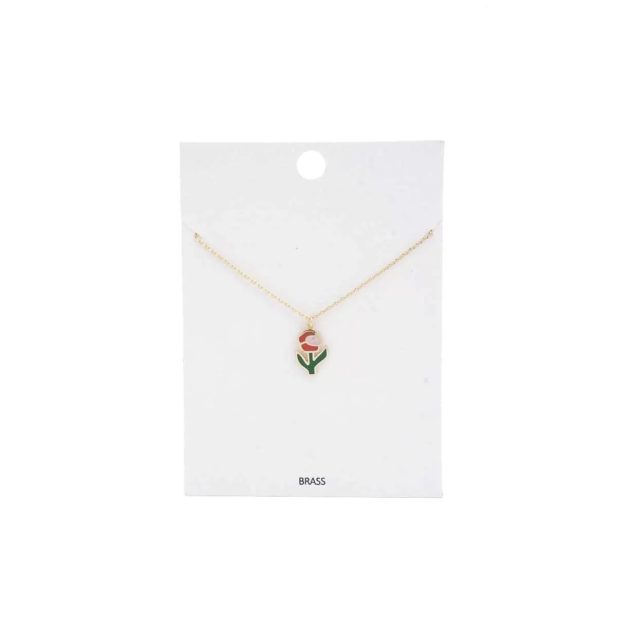 Flower Charm Necklace