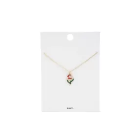 Flower Charm Necklace