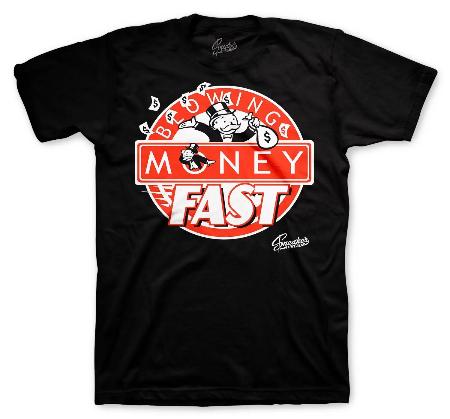 Foamposite Lava Shirt - Blowing Money - Black