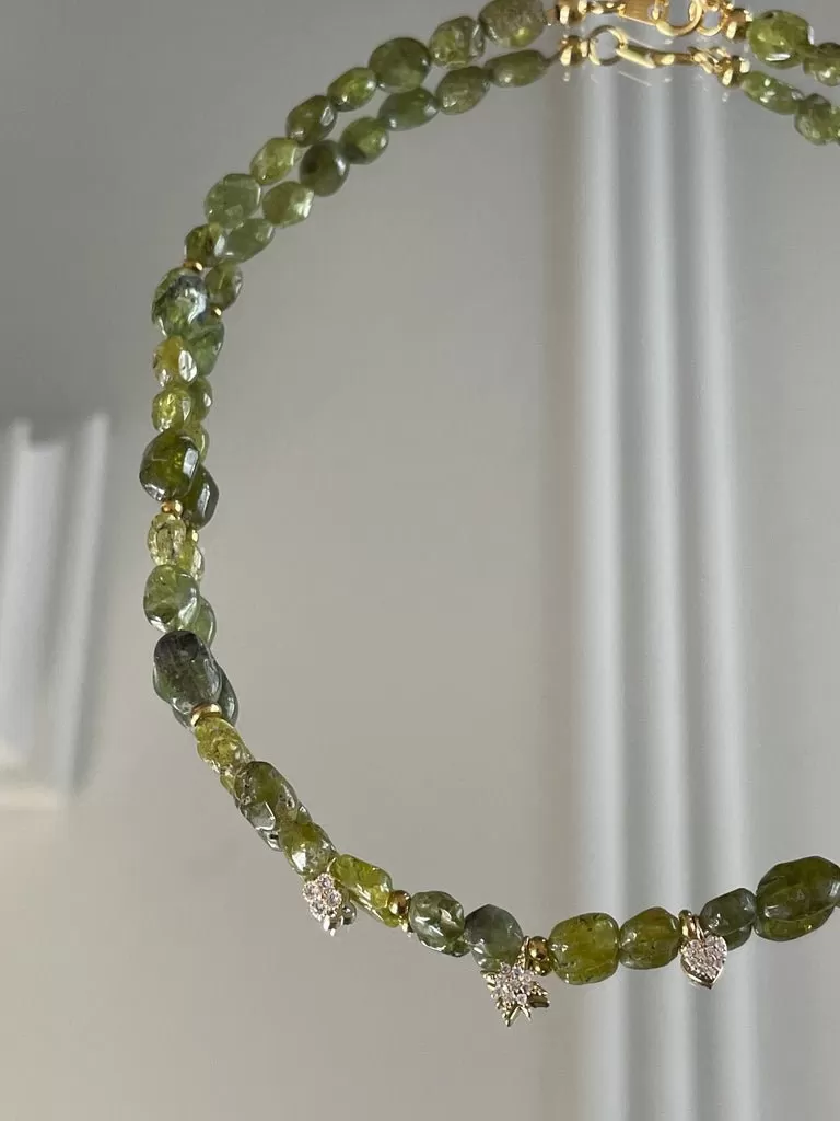 Good luck Peridot Necklace