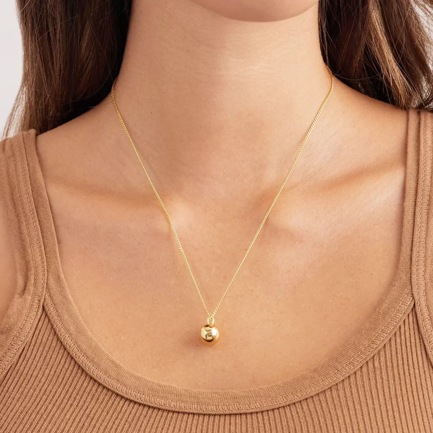 Gorjana Brooks Pendant Necklace (gold)