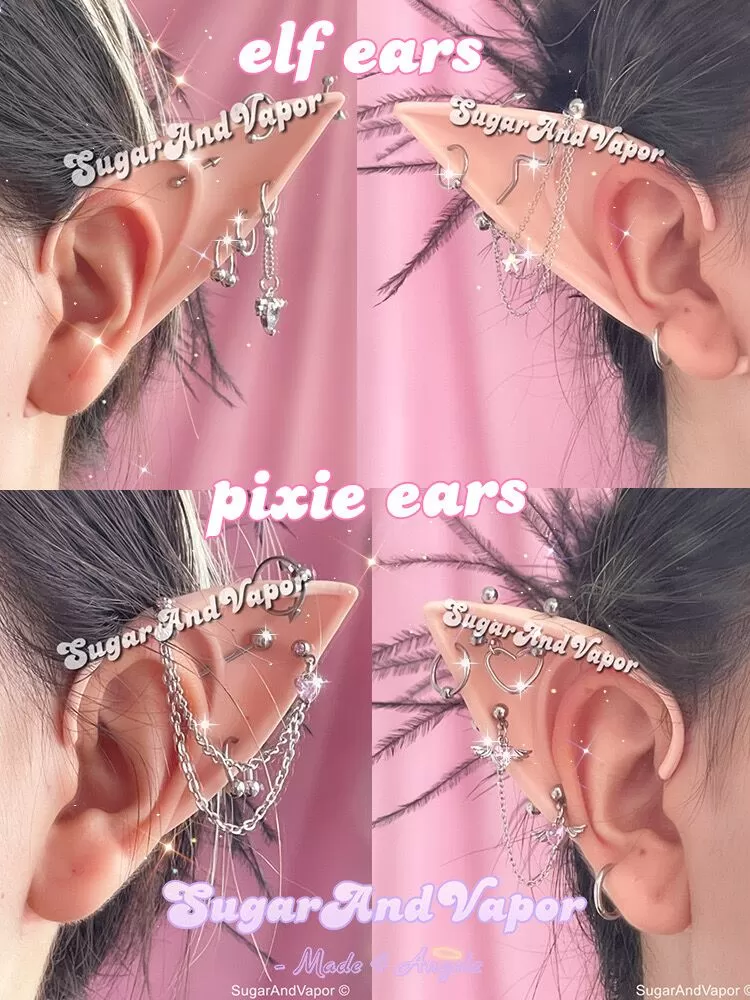 Handmade Cute Piercings Fairy Elf Ears