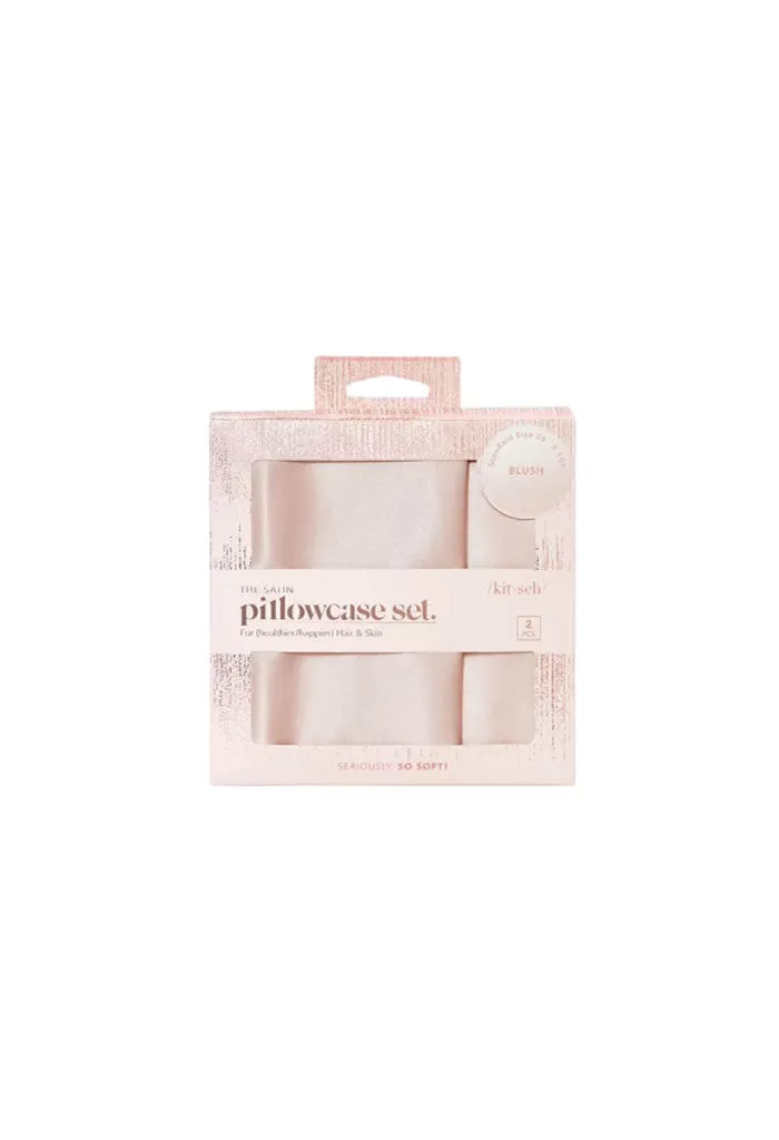 Holiday Satin Pillowcase 2 PK-Blush