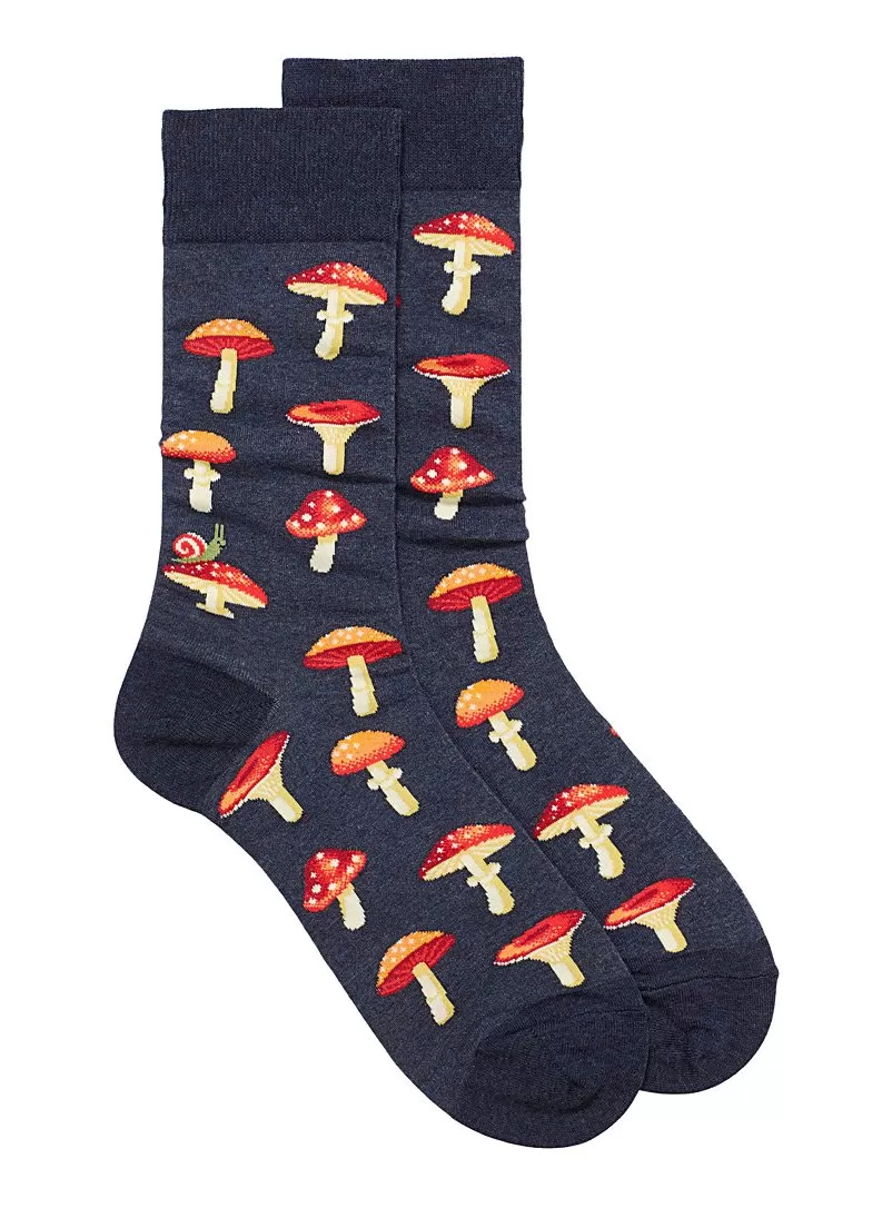 Hot Sox Men - Real Mushroom Socks