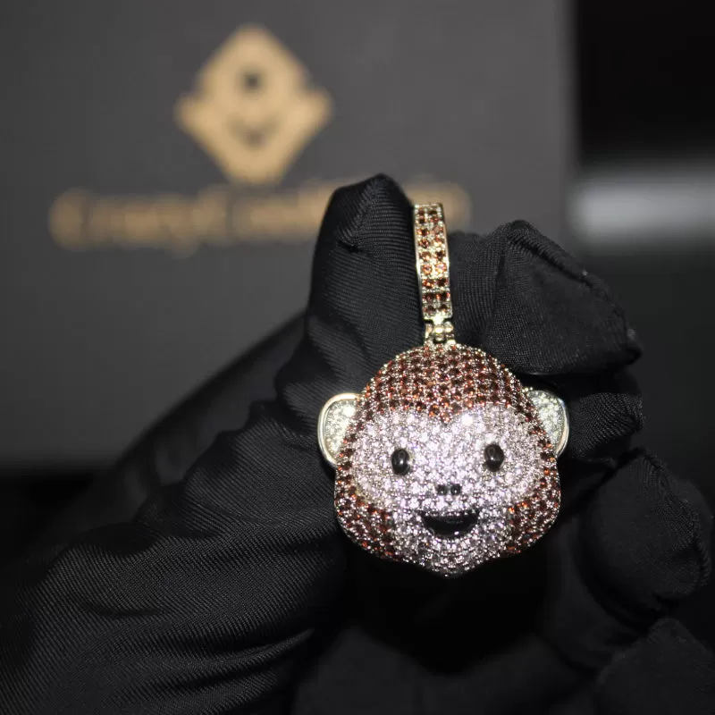 Iced Monkey pendant