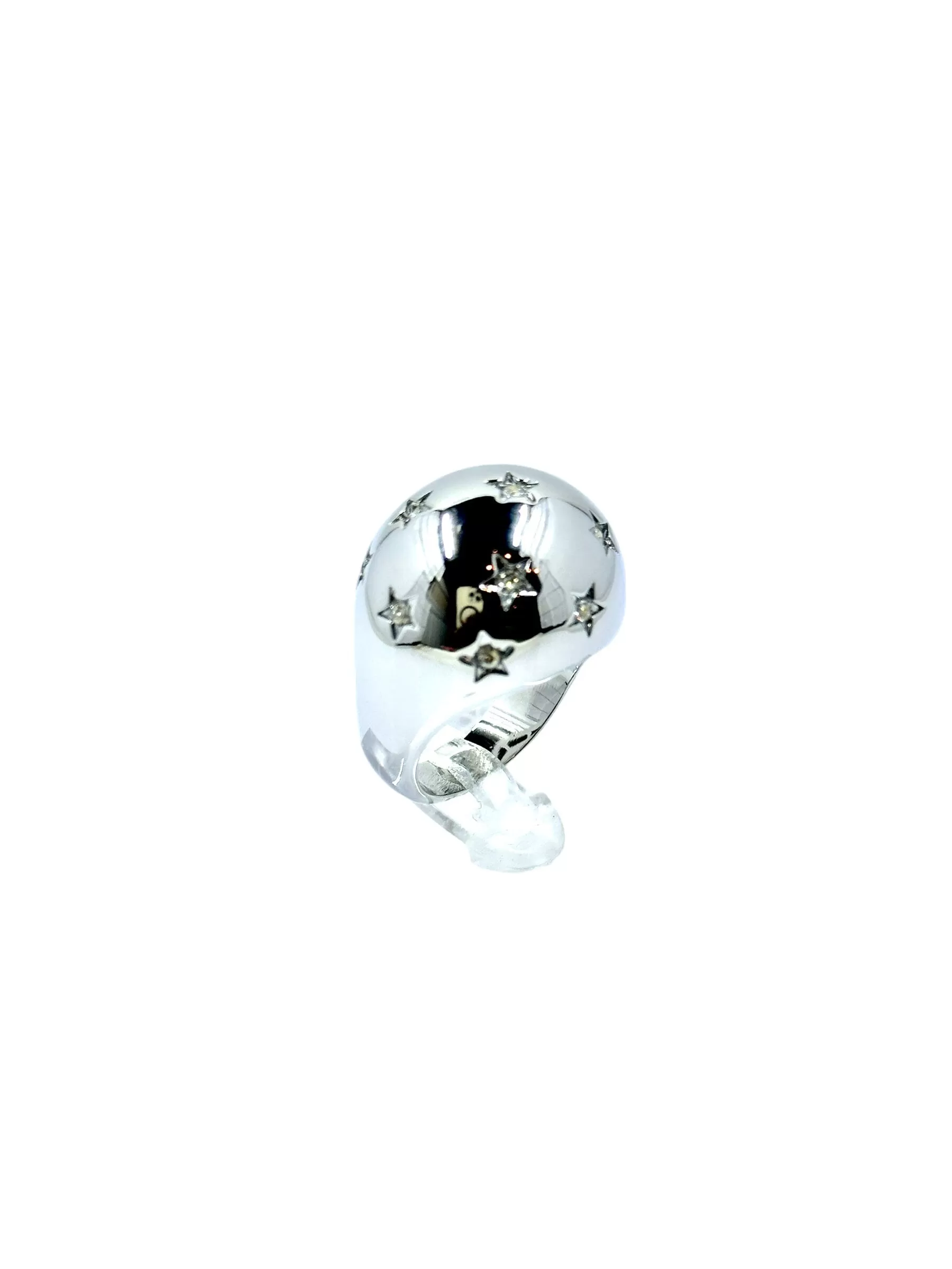 Joyel Silver Star Dome Ring