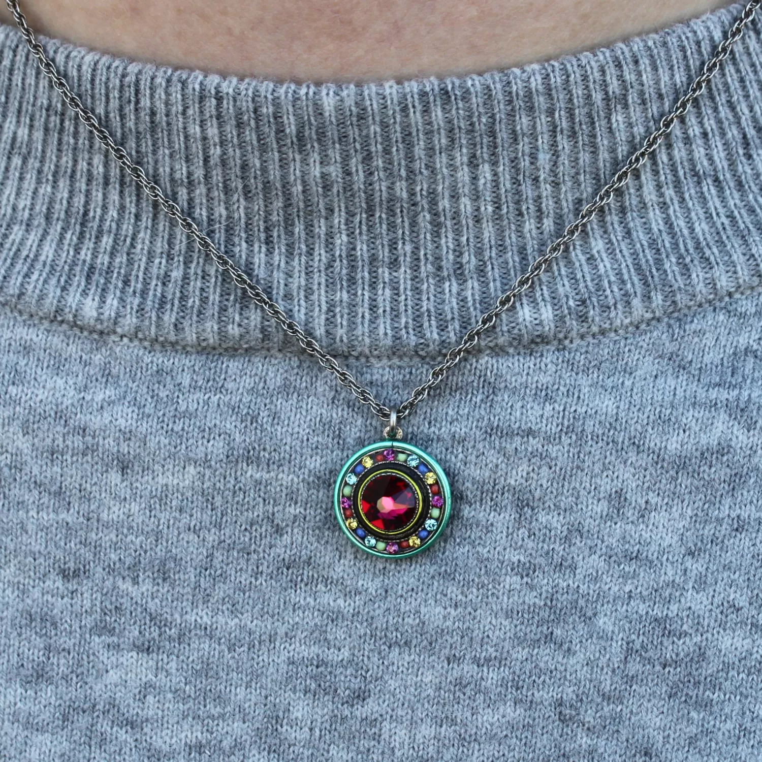 La Dolce Vita Multicolor Pendant Necklace