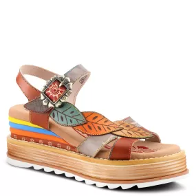 L'ARTISTE IRVETTA PLATFORM SANDALS