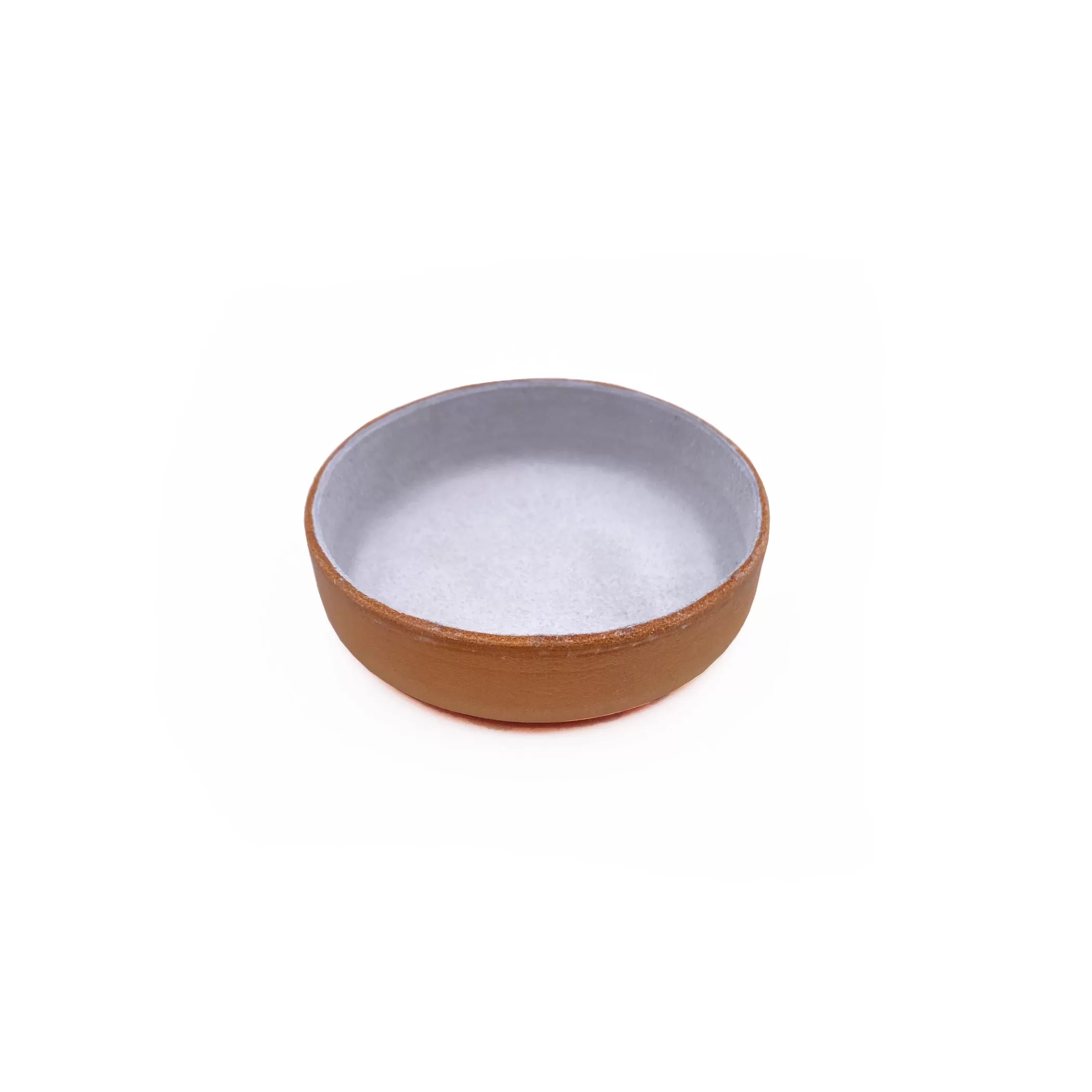 Leather Jewelry Tray, Small Light Grey