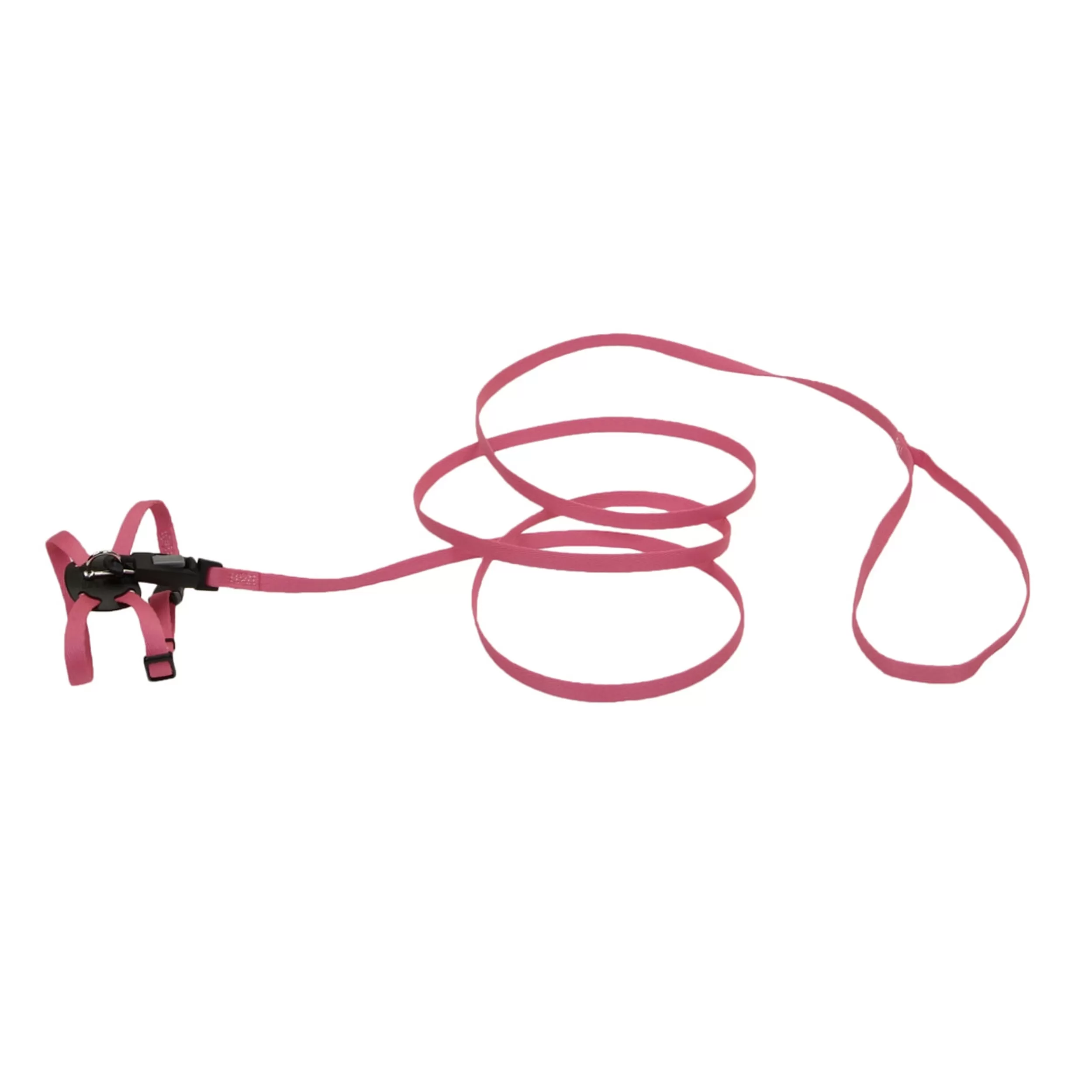 Li'l Pals Adjustable Kitten Harness and 6' Leash Combo, Pink