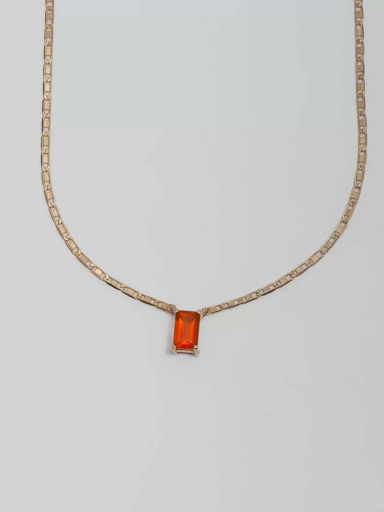 Loren Stewart :: Fire Opal Valentino Necklace