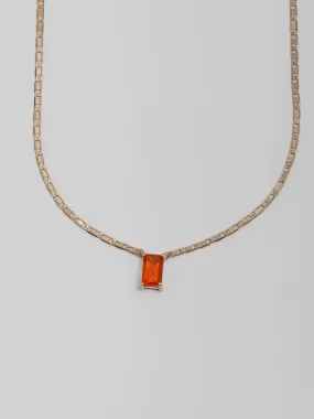 Loren Stewart :: Fire Opal Valentino Necklace