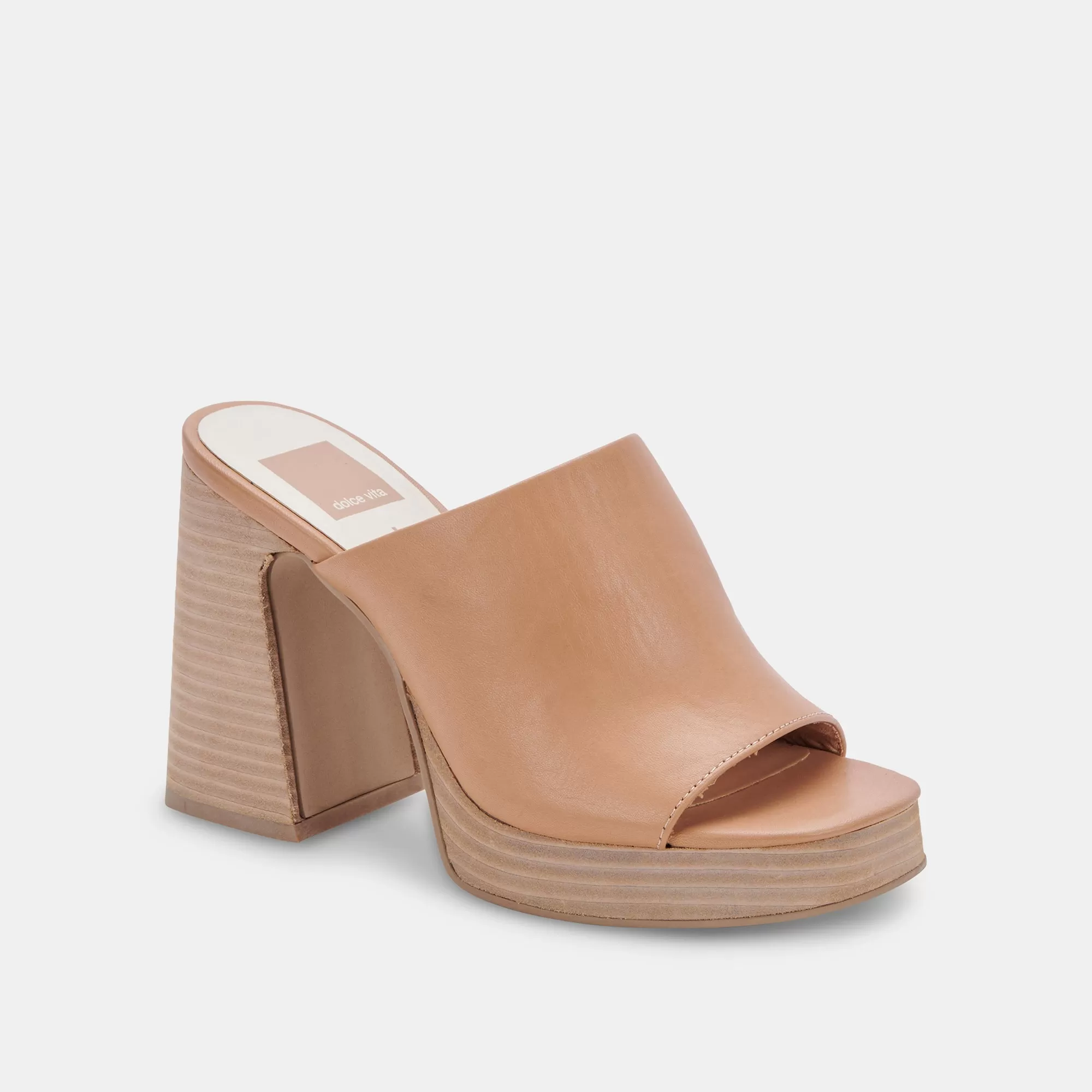 LUKAS HEELS SAND LEATHER