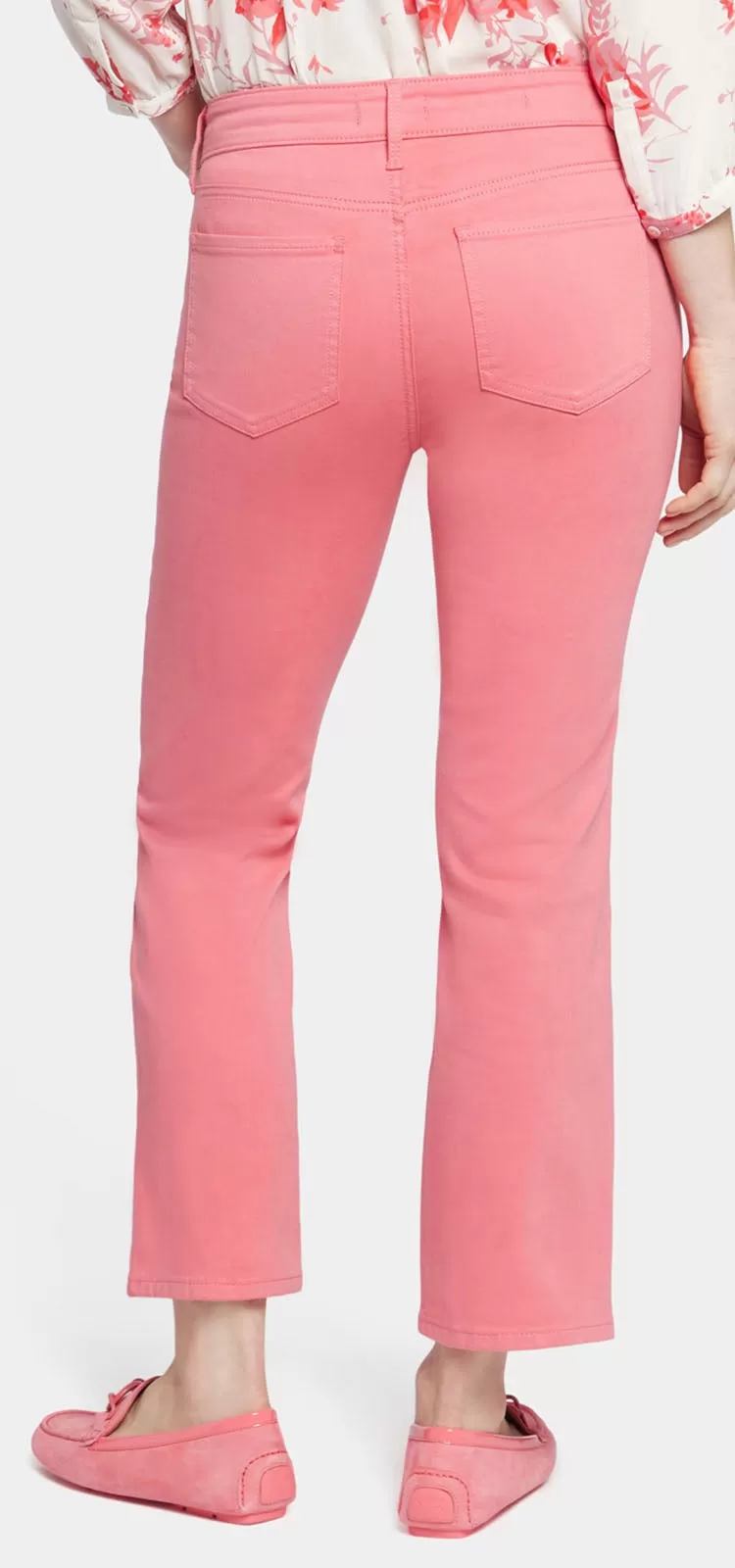 Marilyn Straight Ankle Jeans Roze Premium Denim | Pink Punch