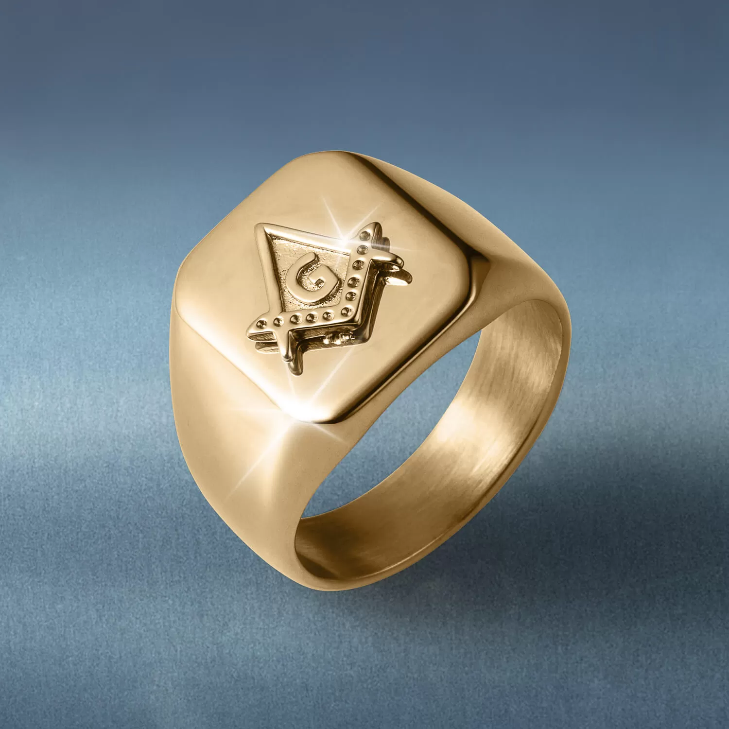 Masonic Signet Men's Ring