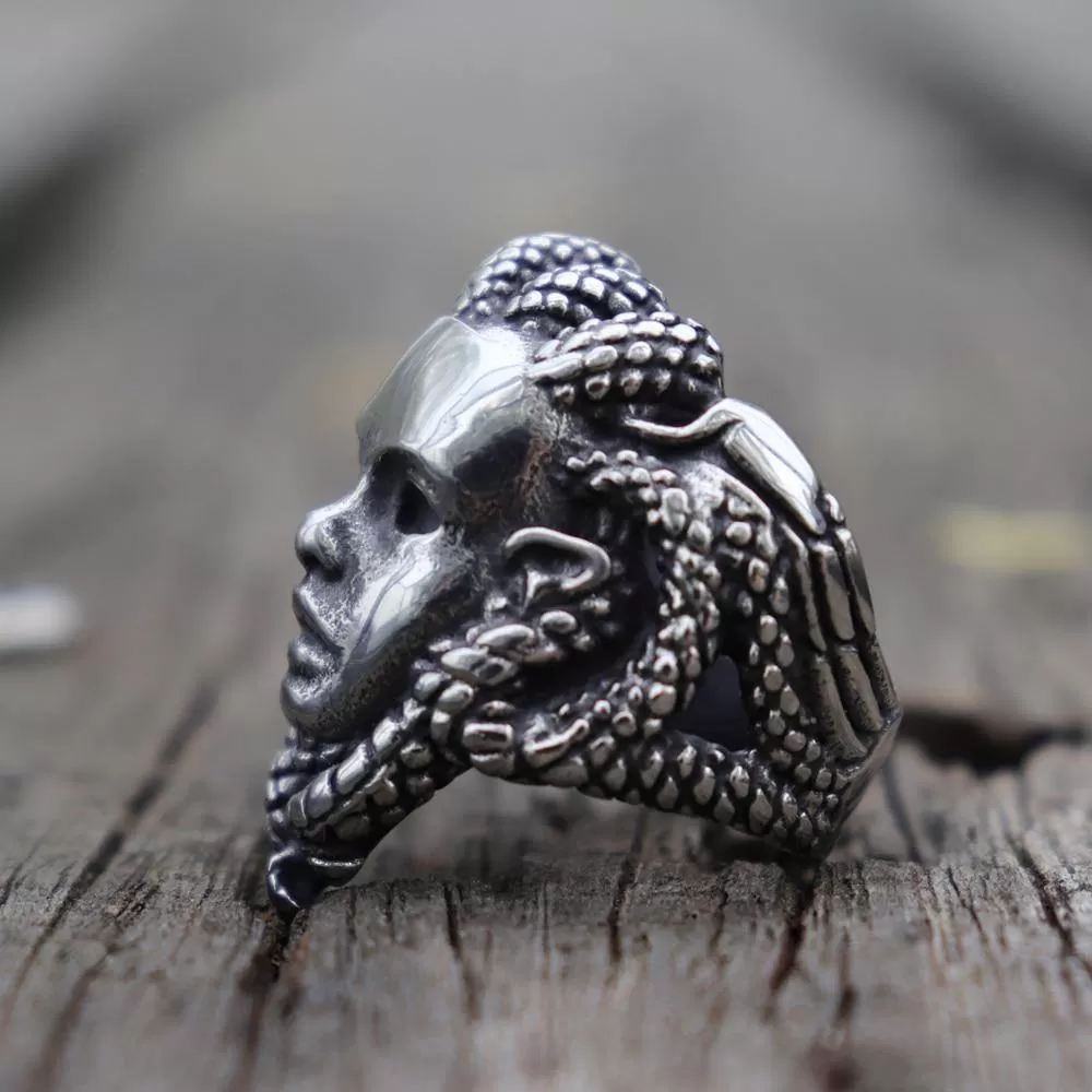 Medusa Snake Ring