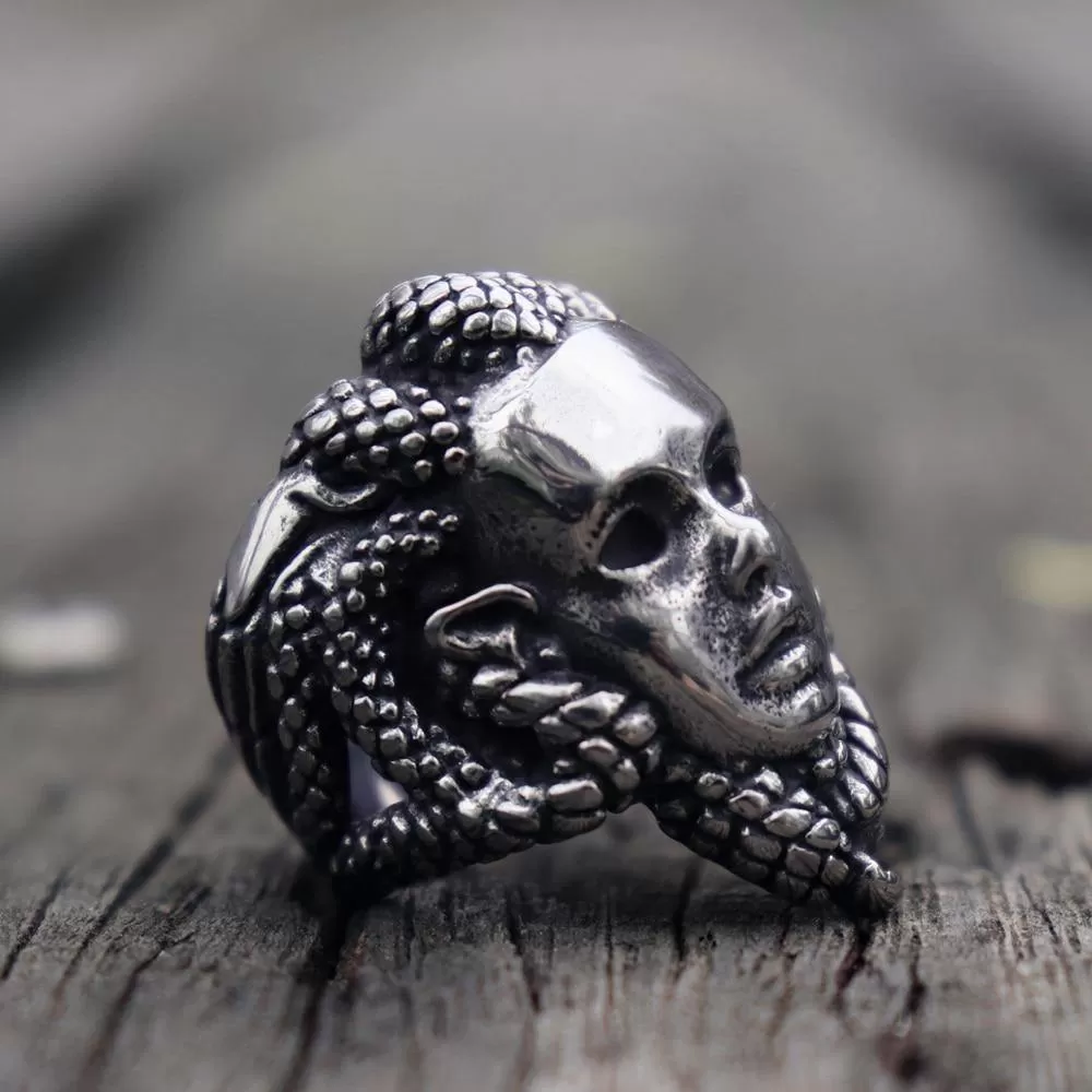 Medusa Snake Ring