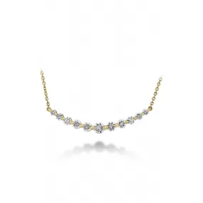 Memoire 18K Diamond Smile Necklace