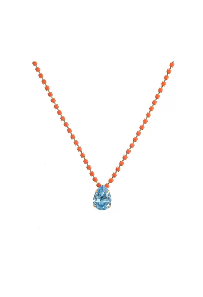 Milli Necklace-Aqua