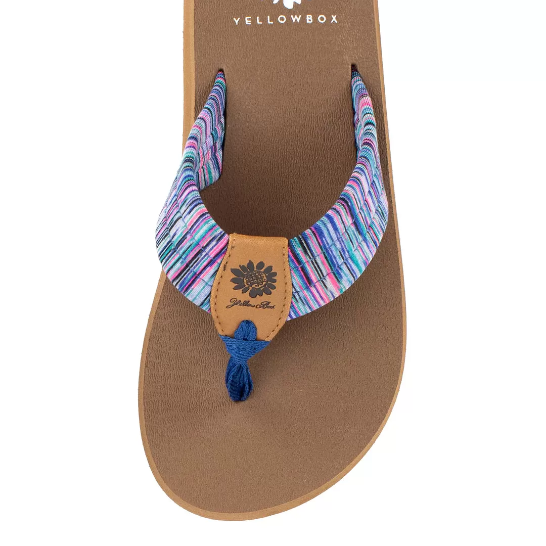 Nadia Flance Flip Flop Sandal - Blue Multi