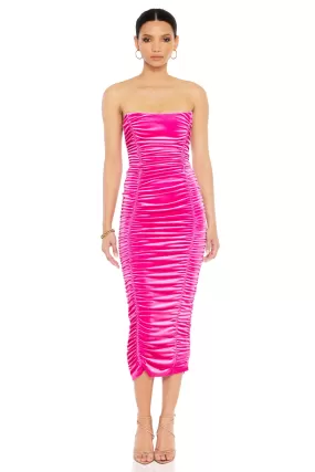 Nookie Verve Midi Dress - Hot Pink