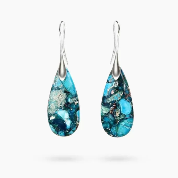 Ocean Energy Teardrop Earrings