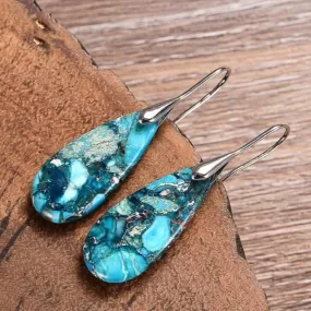 Ocean Energy Teardrop Earrings